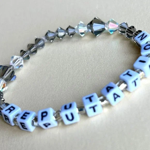 Taylor Swift Eras Tour Friendship Bracelets made w/ real Swarovski Crystal Beads - Picture 1 of 6